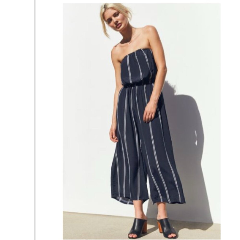 Silence + Noise Jackson Culotte Strapless Jumpsuit XS